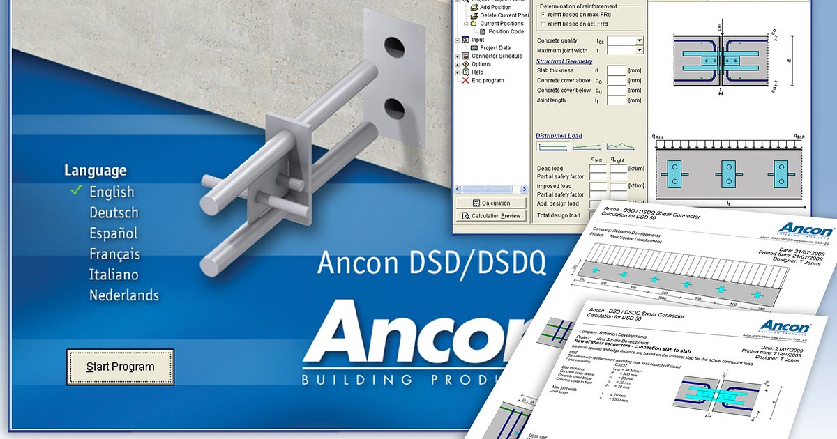 Shear Connector Design Program Ancon