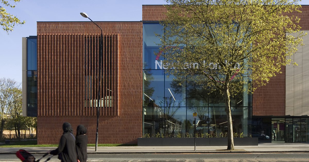 East Ham Customer Service Centre & Library, London, UK Ancon