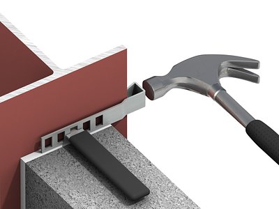ancon steel to masonry ties